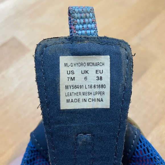 Merrell Hydro Monarch Sandal Velcro Adjustable Strap Outdoor 7M Big Girl Shoe - Picture 2 of 16